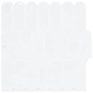 vidaXL Feather Tile 50 pcs White 30 x 30 cm Polyurethane and PET