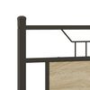 vidaXL Bed Frame without Mattress Sonoma Oak 140x190 cm Engineered Wood