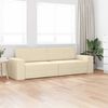 vidaXL Sofa Bed Cream 245 x 78 x 77 cm Fabric