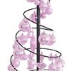 vidaXL LED Christmas Tree with Baubles 80 LEDs Warm White 120 cm
