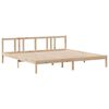 vidaXL Bed Frame with Headboard without Mattress 180x200 cm Super King
