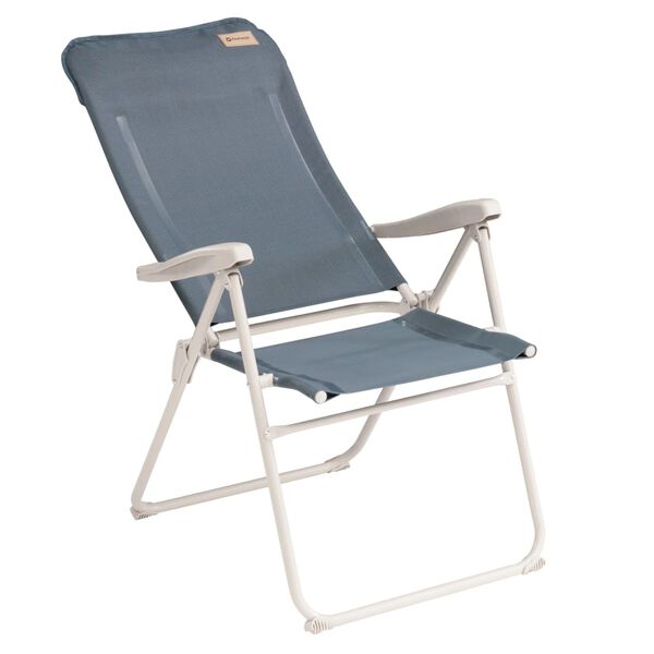 Outwell Reclining Camping Chair Cromer Ocean Blue