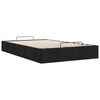 vidaXL Ottoman Bed Frame without Mattress Black Double Fabric