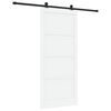 vidaXL Sliding Door ORKDAL 93 x 211 cm Engineered Wood White and Black