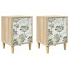 vidaXL Bedside Cabinet GOTHA 2 pcs Sonoma Oak 36 x 33 x 50 cm