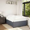 vidaXL Bed Frame without Mattress Dark Grey 120x200 cm Velvet