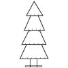 vidaXL Metal Christmas Tree for Decoration Black 90 cm