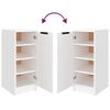 vidaXL Shoe Cabinet White 30x35x70 cm Engineered Wood