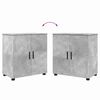 vidaXL Bathroom Furniture Set with Drawer 4 pcs Concrete Grey