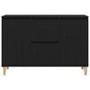 vidaXL Sideboard with Drawer Black 101 x 35 x 60 cm Engineered wood