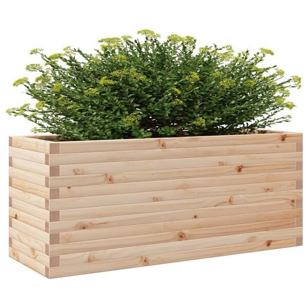 vidaXL Garden Planter 110x40x46 cm Solid Wood Pine
