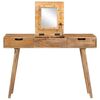 vidaXL Dressing Table 112x45x76 cm Solid Mango Wood