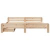 vidaXL Bed frame without Mattress 200x200 cm Solid Wood Pine