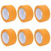 vidaXL Painter Masking Tapes 6 pcs Yellow 50mm x 50m Paper
