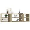 vidaXL Wall Shelf Sonoma Oak 102x30x29 cm Engineered Wood