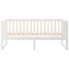 vidaXL Day Bed without Mattress White 90x200 cm Solid Wood Pine