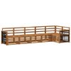 vidaXL Sectional Sofa Set 5 pcs Natural Solid Acacia Wood