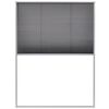 vidaXL Plisse Insect Screen for Windows Aluminium 60x80 cm