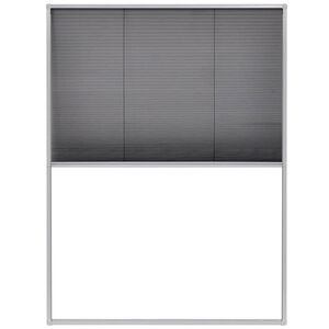 vidaXL Plisse Insect Screen for Windows Aluminium 60x80 cm