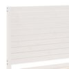 vidaXL Extra Long Bed Frame without Mattress White 90x220 cm Solid Wood