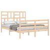 vidaXL Bed Frame without Mattress Double Solid Wood