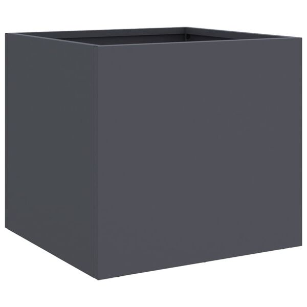 vidaXL Planter Anthracite 32x30x29 cm Steel