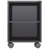 vidaXL TV Cabinet High Gloss Grey 120x35x48 cm Engineered Wood
