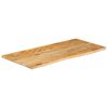 vidaXL Table Top Live Edge 100x60x2.5 cm Solid Wood Mango