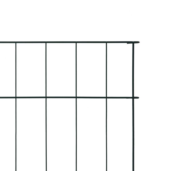 vidaXL Garden Fence Set 99.6x79.8 cm Green