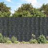 vidaXL Garden Privacy Screens 4 pcs PVC 35x0.19 m Grey