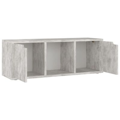 vidaXLTV Cabinet Concrete 88.5x27.5x30.5 cm Engineered Wood