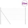 vidaXL Fence Post Silver 25 x 1.2 m (13 mm mesh) Steel