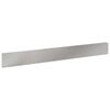 vidaXL Lawn Edging 30 pcs 100 x 12 cm Steel Silver