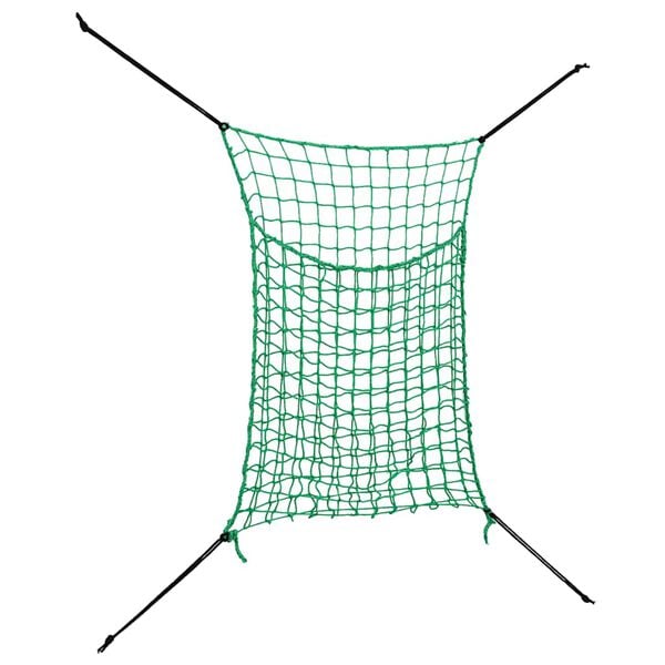 vidaXL Hay Nets 2 pcs Rectangular Green 200x120 cm PP