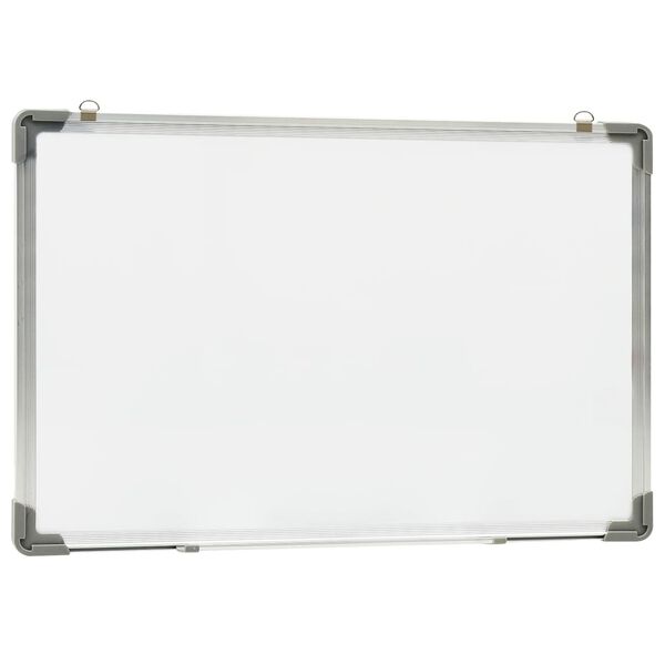 vidaXL Magnetic Dry-erase Whiteboard White 50x35 cm Steel
