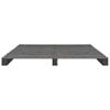 vidaXL Pallet Bed Frame without Mattress Grey 120x200cm Solid Wood