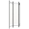 vidaXL 3-Panel Room Divider White 120x180 cm