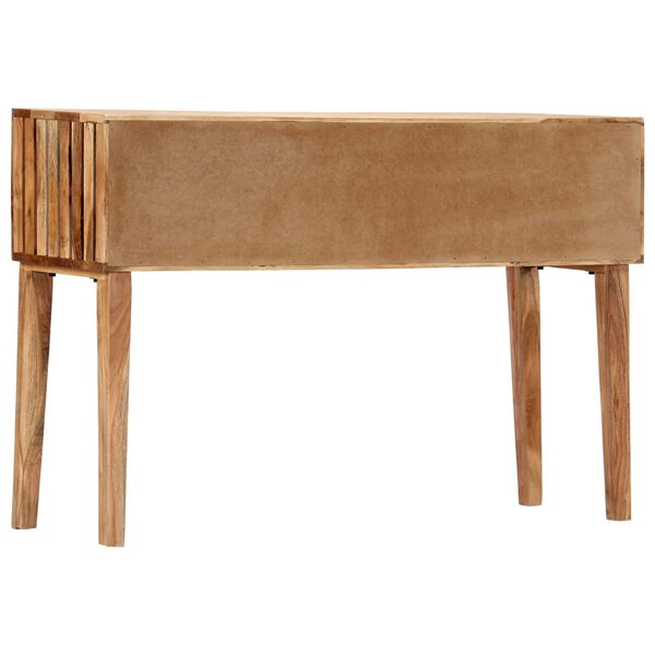 vidaXL Console Table 120x35x76 cm Solid Acacia Wood