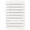 vidaXL Laundry Basket White 44x44x66 cm Solid Wood Pine