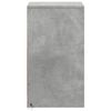 vidaXL Bedside Cabinets with LED Lights 2 pcs Concrete Grey Engineered Wood