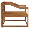 vidaXL Outdoor Middle Sofa Solid Acacia Wood Natural