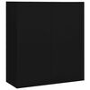 vidaXL Office Cabinet Black 90x40x102 cm Steel