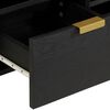 vidaXL TV Cabinet Black 100x33x46 cm Engineered Wood