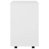 vidaXL Rolling Cabinet White 46x36x59 cm Engineered Wood