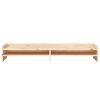 vidaXL Monitor Stand 100x24x16 cm Solid Wood Pine