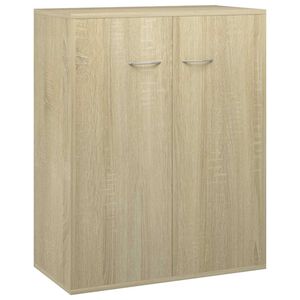 vidaXL Sideboard Sonoma Oak 60x30x75 cm Engineered Wood
