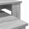 vidaXL Coffee Table Set 2 pcs Grey Sonoma Engineered Wood