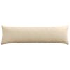 vidaXL Sofa Pillows 2 pcs Cream 145 x 40 cm Fabric
