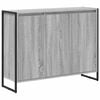 vidaXL Side Cabinet Grey Sonoma 96.5 x 30 x 75 cm Engineered Wood
