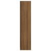vidaXL Book Cabinet Brown Oak 60x24x109 cm Engineered Wood